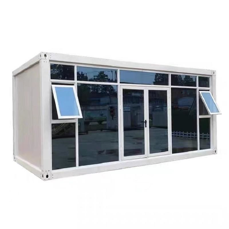 De vuurvaste Bouwwerf van IEPS werpt het Aangemaakte Huis van de Glascontainer voor Winkelcomplexxen af