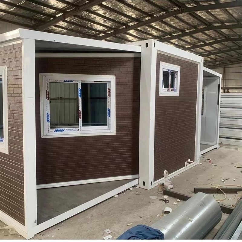 Brande 20/40Ft Container Uitzetbaar Prefabhuis 5 van de de huizenopslag van de Slaapkamer draagbare container de containerhuizen