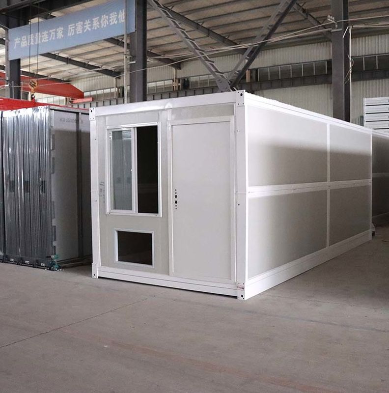 Geprefabriceerde Slaapzaal die van het het Kamparbeidsbureau van het Containerhuis de Opslaghuizen vouwen