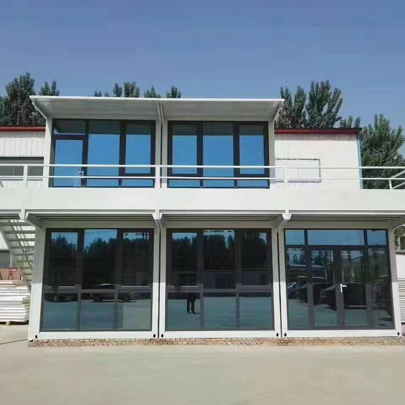 Prefab Uitzetbaar Vouwend de Containerhuis van de glaskern voor het Moderne het Leven Verschepen