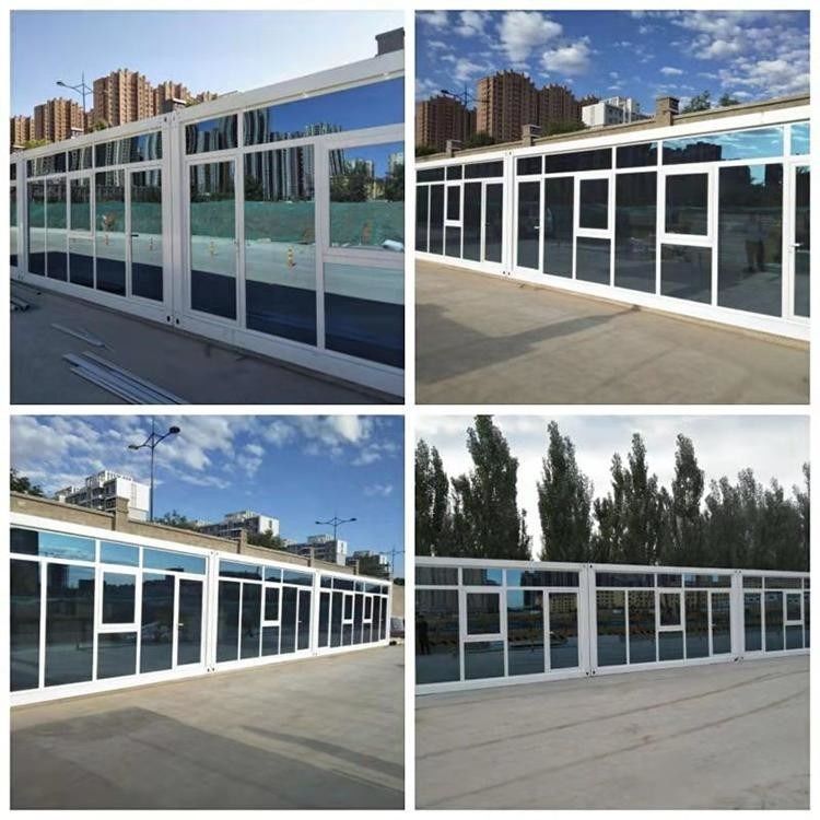 Prefab Uitzetbaar Vouwend de Containerhuis van de glaskern voor het Moderne het Leven Verschepen