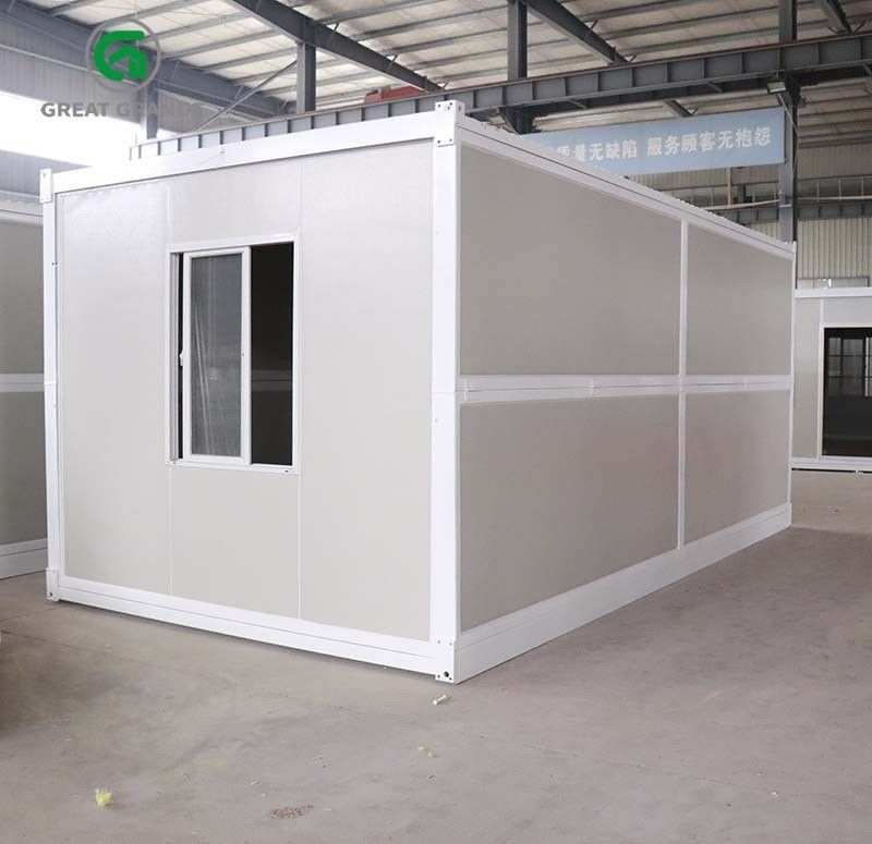 Het draagbare Mobiele Geprefabriceerde Vouwende Containerhuis is Geschikt voor Bouwwerf of Leger