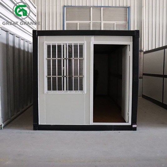 Kleine Uiterst kleine Bureauhuis Modulaire het Vouwen Containerhuis Aangepaste Kleur