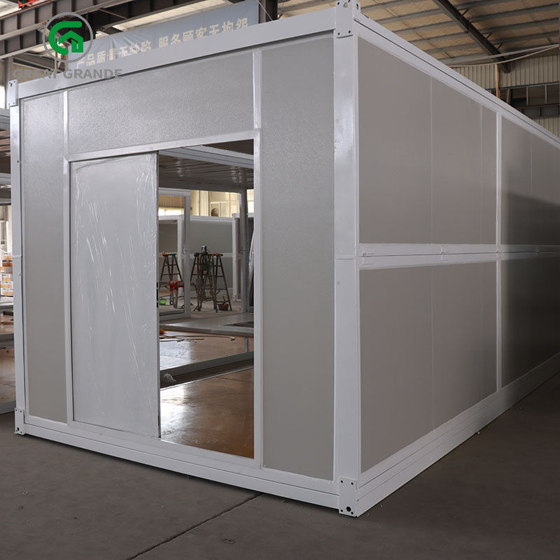 De geprefabriceerde Vouwende Deur van het de Diefstalstaal van Front Wall Double Door Anti van het Containerhuis
