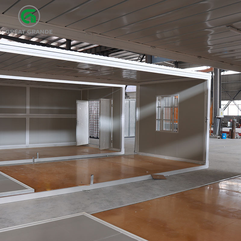 Anti-diefstal Venstersdeuren Draagbare het Vouwen de a-Klasse van het Containerhuis Brandweerstand