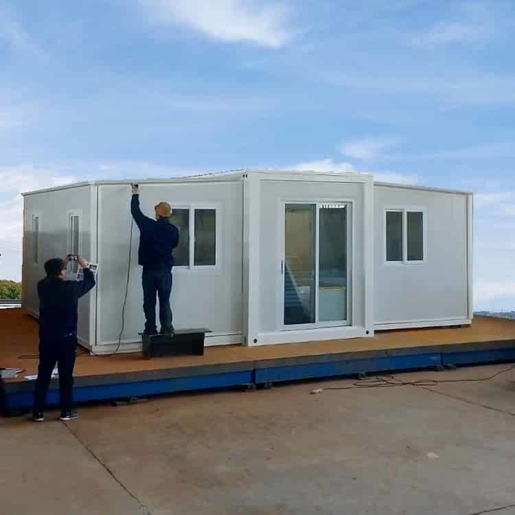 ODM Innovatief Uitbreidbaar Prefab Huis Efficiënt Top 2.46 ~ 2.59m Binnenhoogte