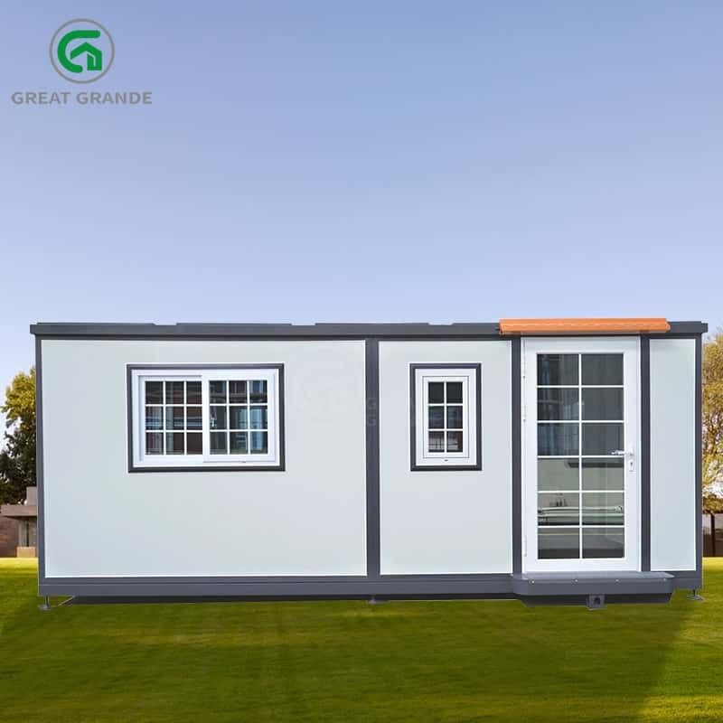 20ft uitbreidbaar huis Container fabrikant Makkelijk te verplaatsen Drie in één verscheidenheid aan kleuren