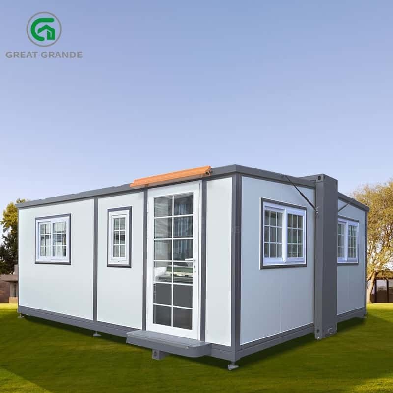 20ft uitbreidbaar huis Container fabrikant Makkelijk te verplaatsen Drie in één verscheidenheid aan kleuren