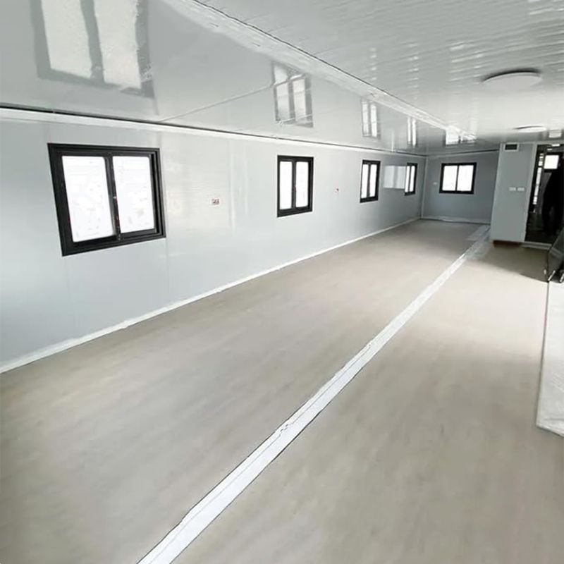 20FT Prefab draagbare woning Fabrikant prefab behuizing EPS sandwich panelen vloer leer