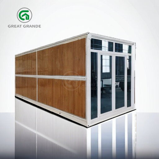 20ft Fold Out Container House Fabrikant Vierkante buizen gegalvaniseerd staal Snelle installatie