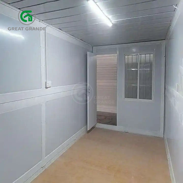 20ft Fold Out Container House Fabrikant Vierkante buizen gegalvaniseerd staal Snelle installatie