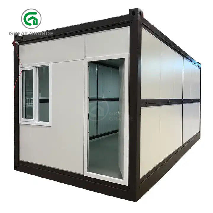 20ft Fold Out Container House Fabrikant Vierkante buizen gegalvaniseerd staal Snelle installatie