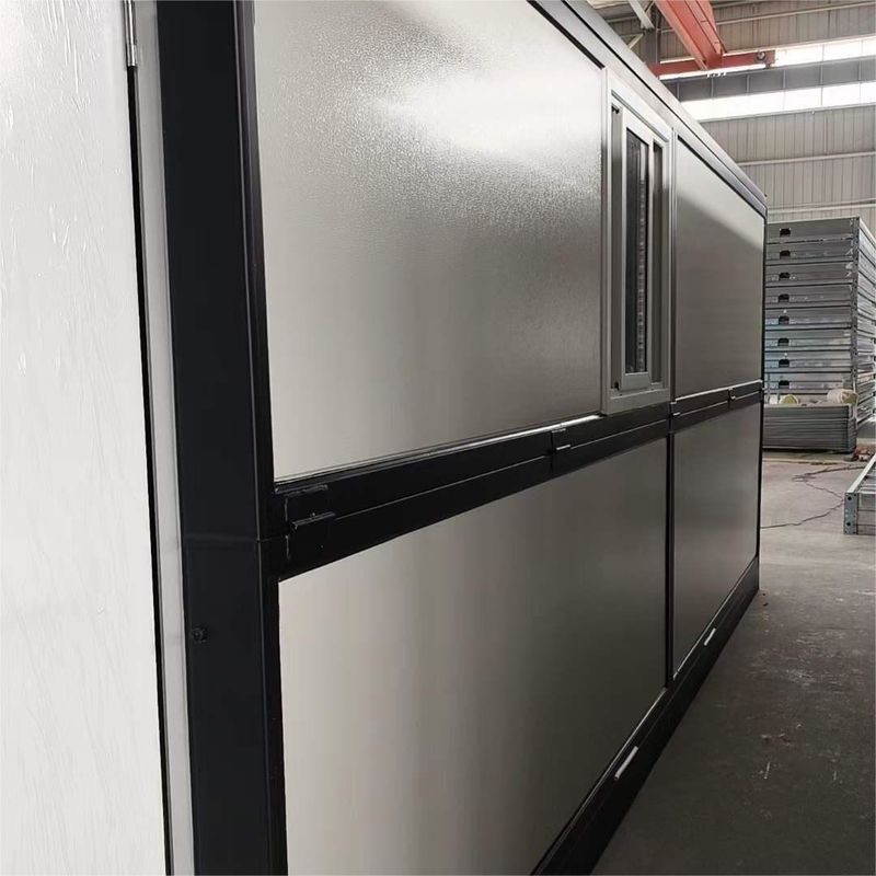20ft Fold Out Container House Fabrikant Vierkante buizen gegalvaniseerd staal Snelle installatie