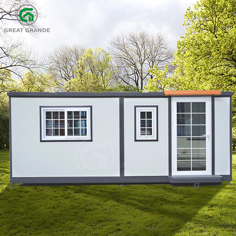 Aanpassingsondersteuning Transformeerbare draagbare woning Aan beide kanten vloer Bamboe Houten vloer