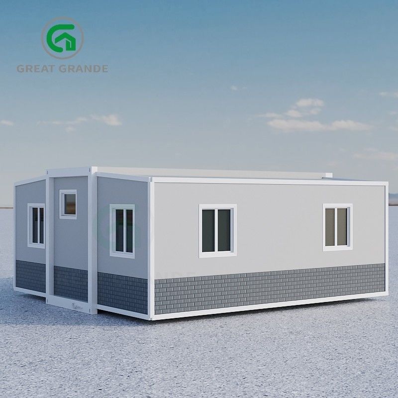 Prefab Steel Home Makkelijk te monteren Prefab Huis Voor Sneeuwbelasting 1,0 KN/m2