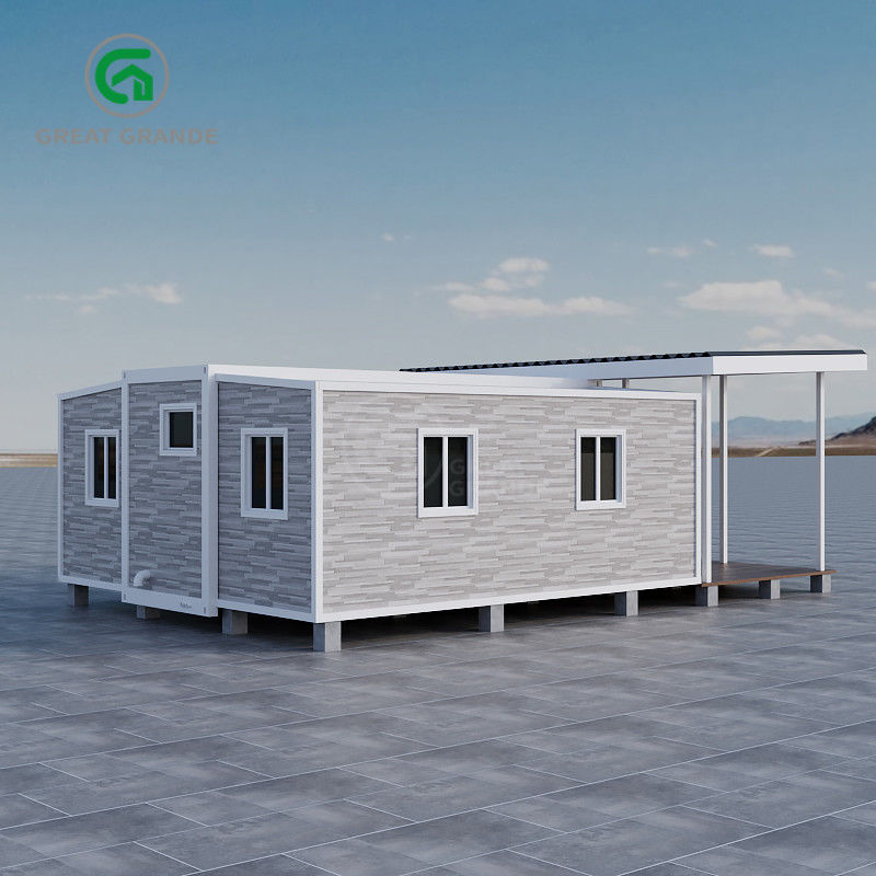 Stijlvol ontworpen uitbreidbaar prefab huis met belangrijke voordelen en gepersonaliseerde buitenkant