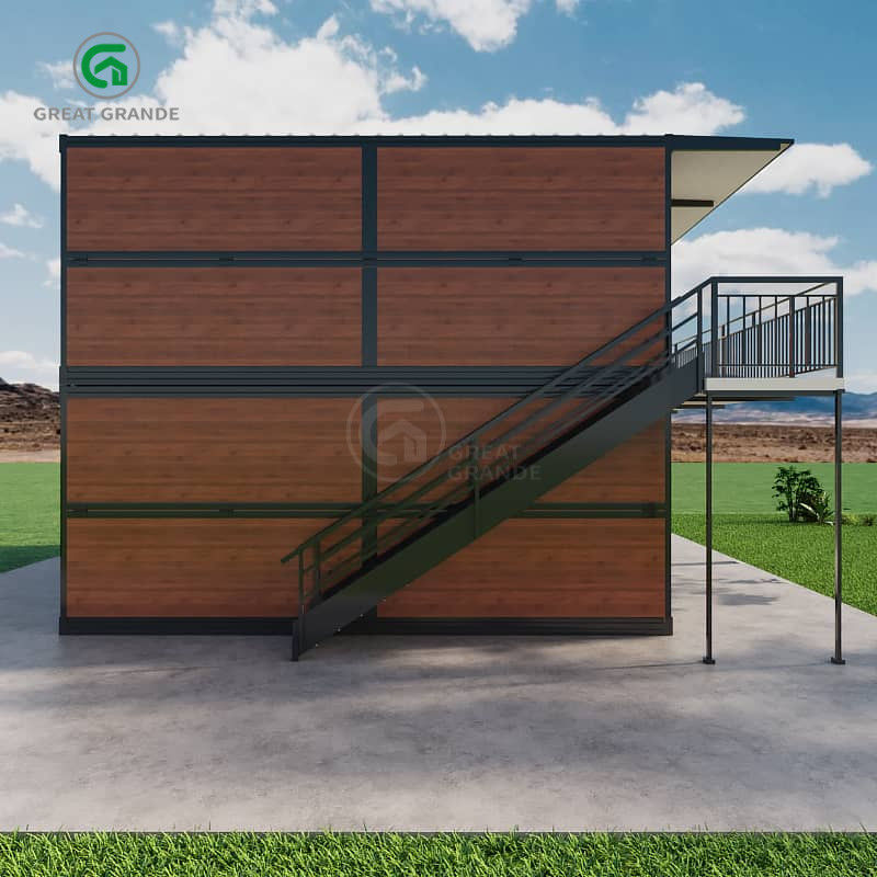 20ft Containerhuis Fabriek Arbeidersslaapkamer Vinnige installatie