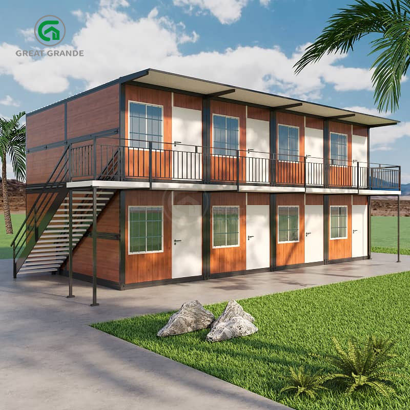 20ft Containerhuis Fabriek Arbeidersslaapkamer Vinnige installatie