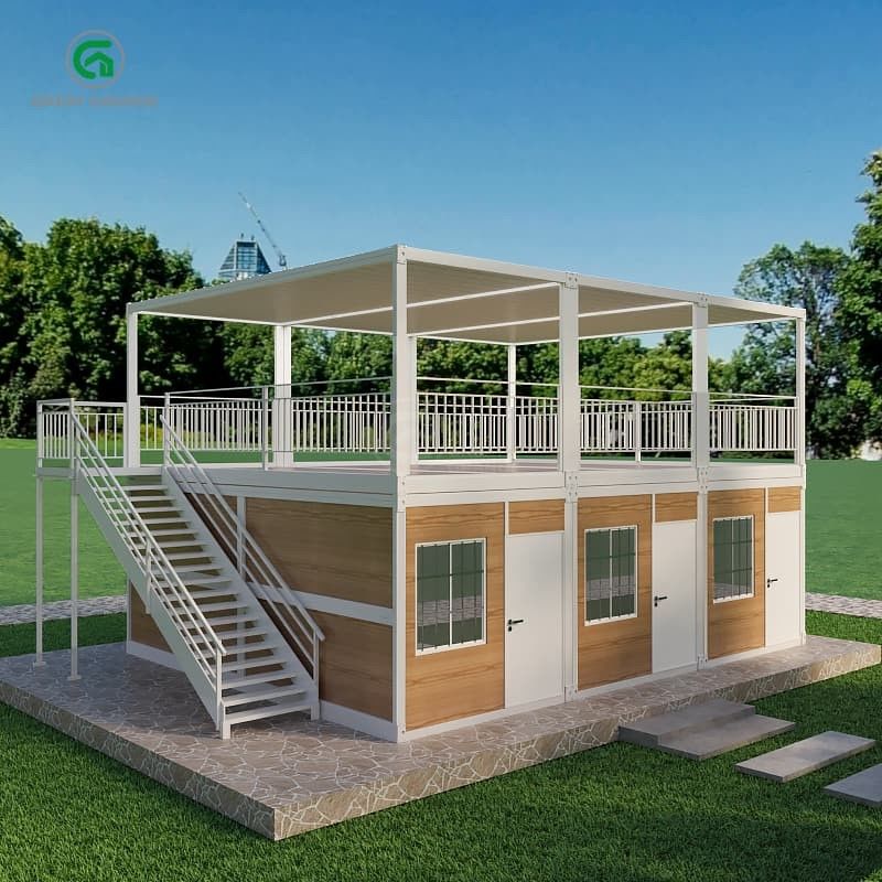 Vloerdruk 2.0 KN/m2 Draagbaar containerhuis met aanpasbare buitenkant en ontwerpvrijheid