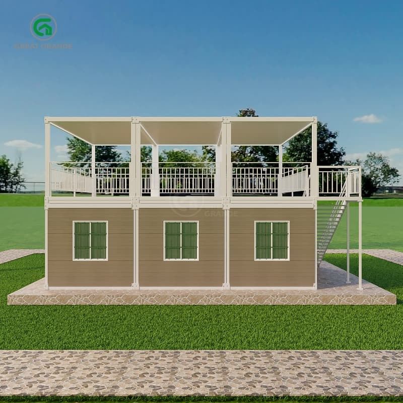 Vloerdruk 2.0 KN/m2 Draagbaar containerhuis met aanpasbare ontwerpvrijheid