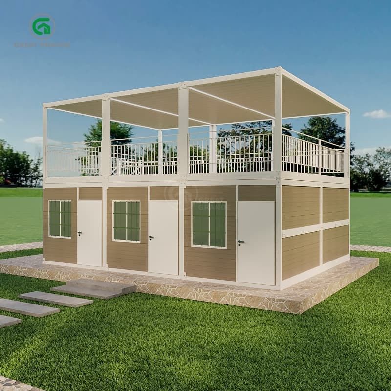 Vloerdruk 2.0 KN/m2 Draagbaar containerhuis met aanpasbare ontwerpvrijheid